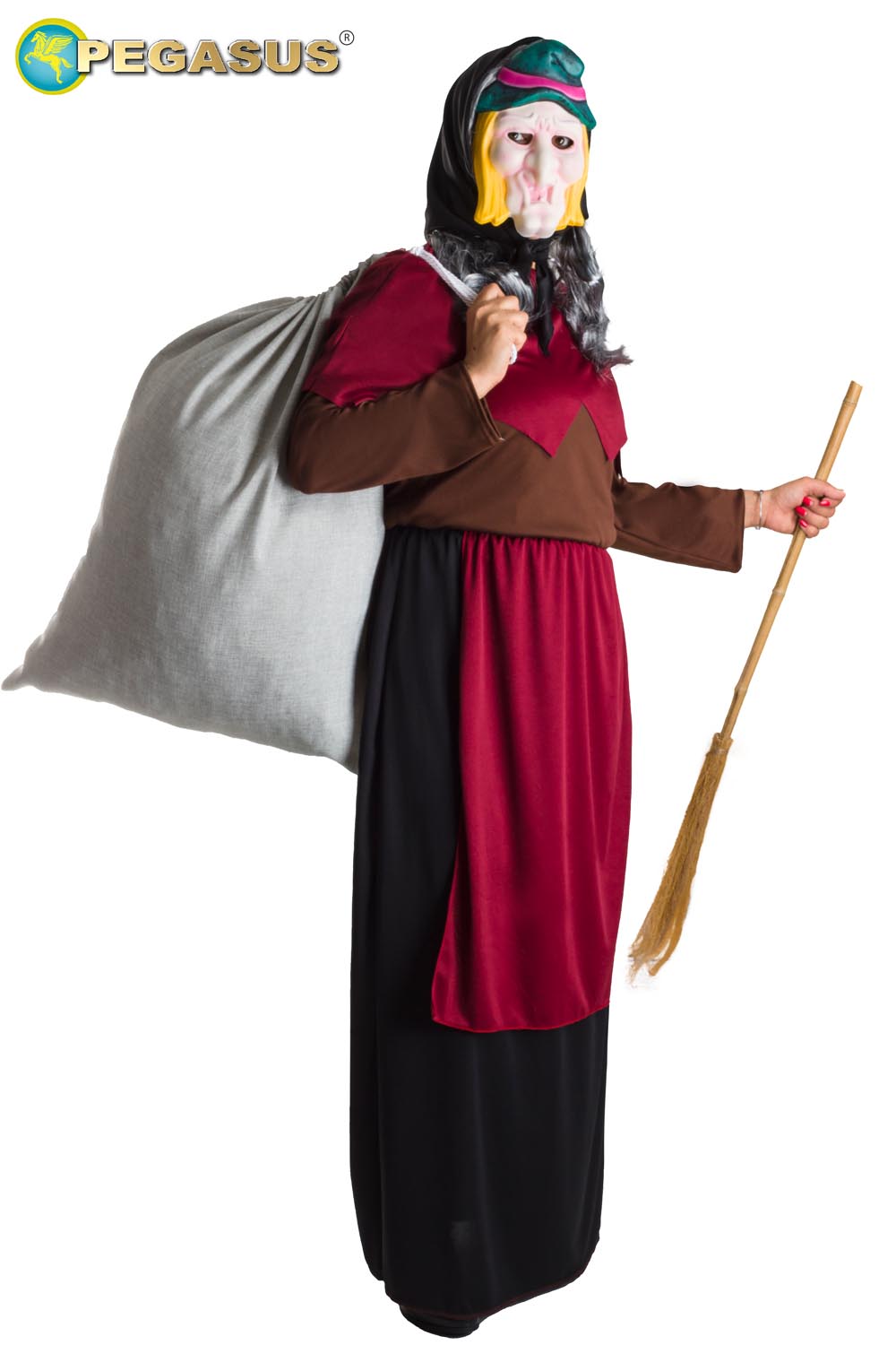 BEFANA DONNA CON MASCHERA